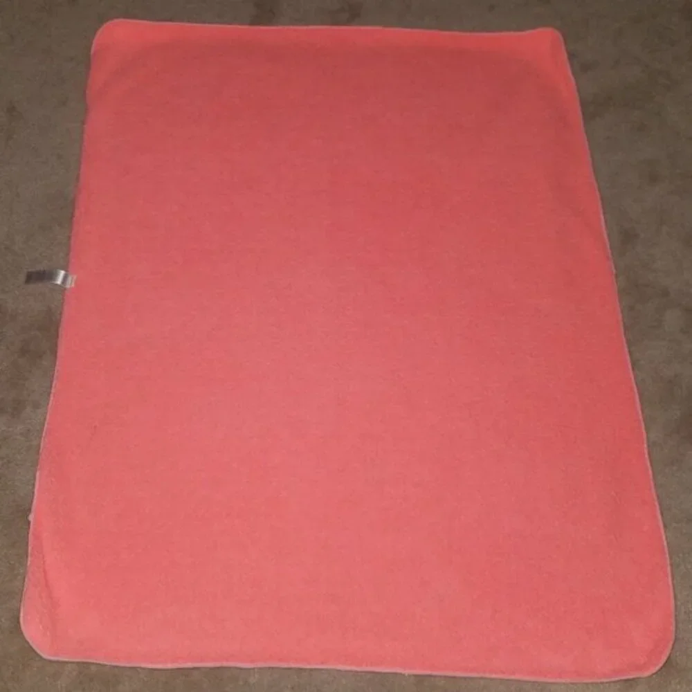 Carter's Just One You White Pink Animal Leopard Print Baby Blanket Fleece Lovey